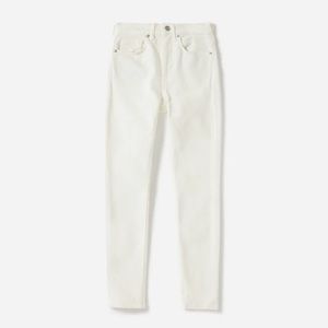 Everlane high rise skinny in bone
